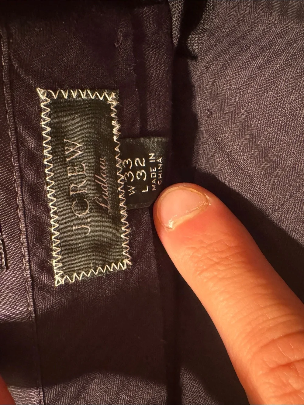 J Crew Ludlow Black Plaid Dress Pants 33x32